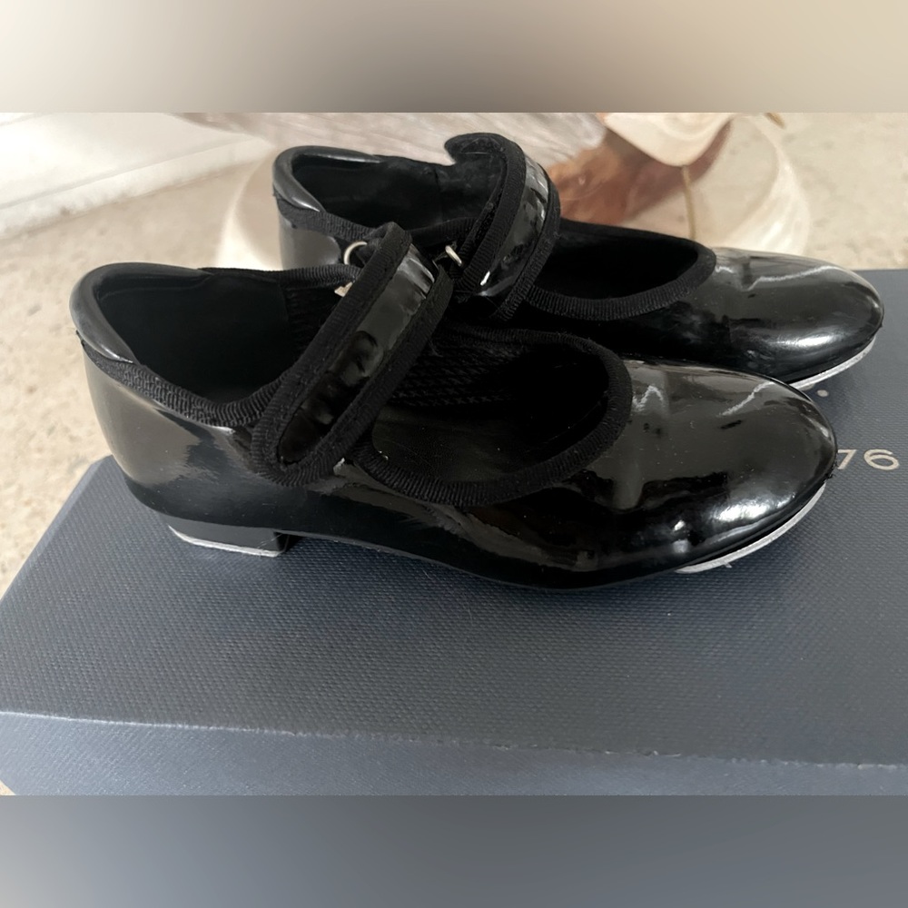 Tap shoes and Ballerina shoes.